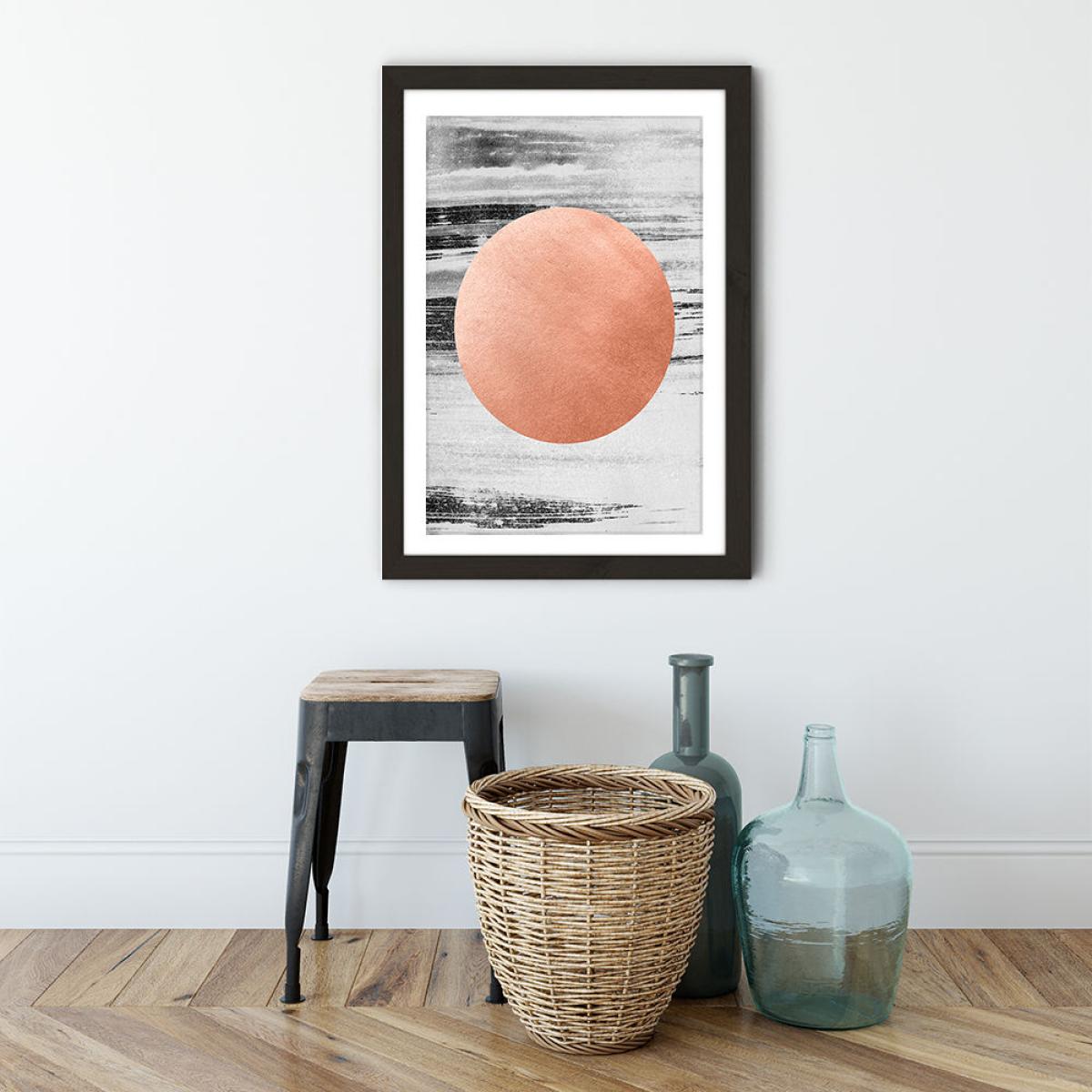 Rosegold No. 1 Art Print Black Frame – image 5