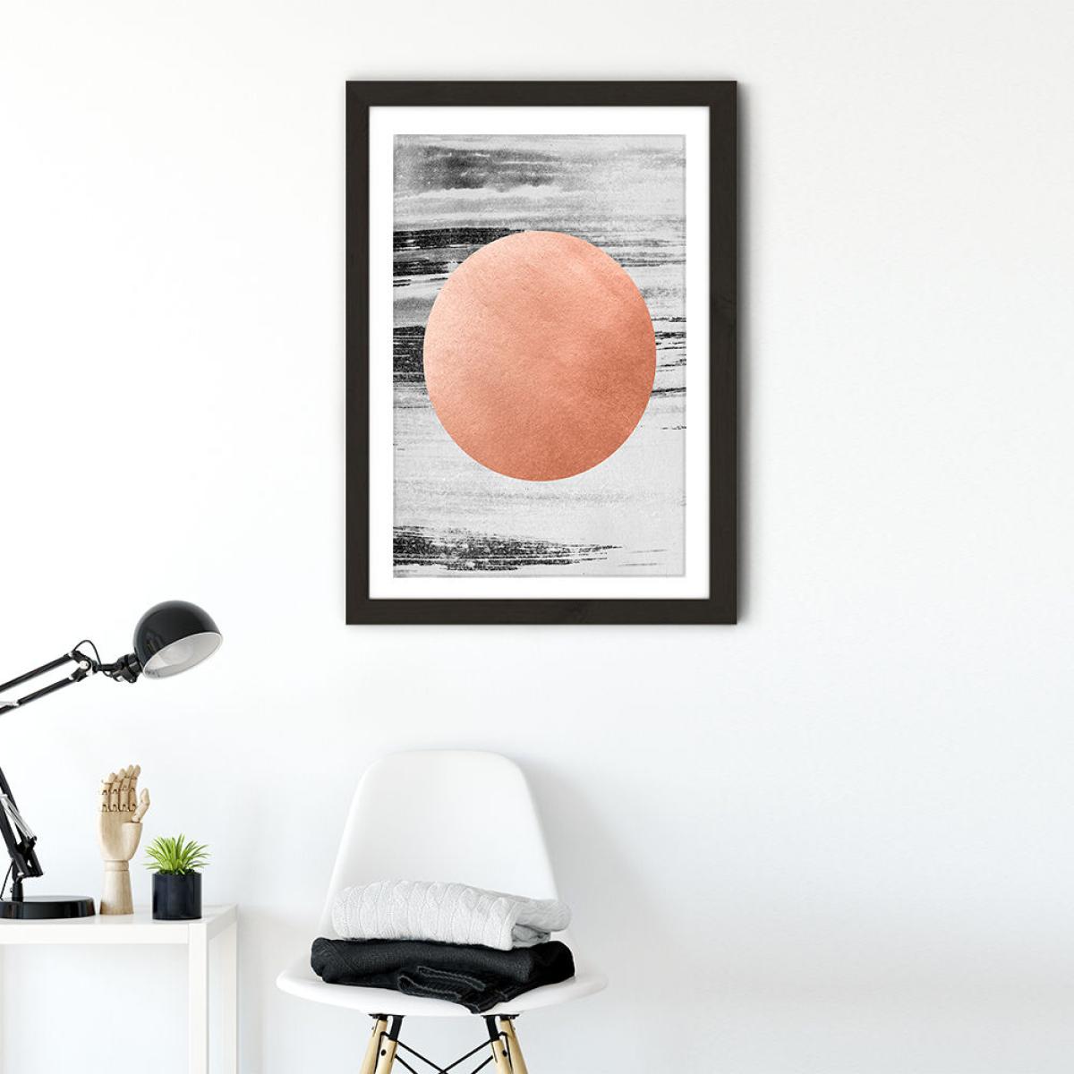 Rosegold No. 1 Art Print Black Frame – image 6