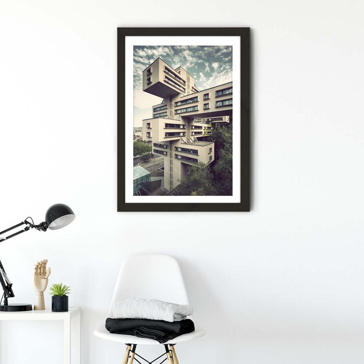 Bank of Georgia Art Print Black Frame – image 2