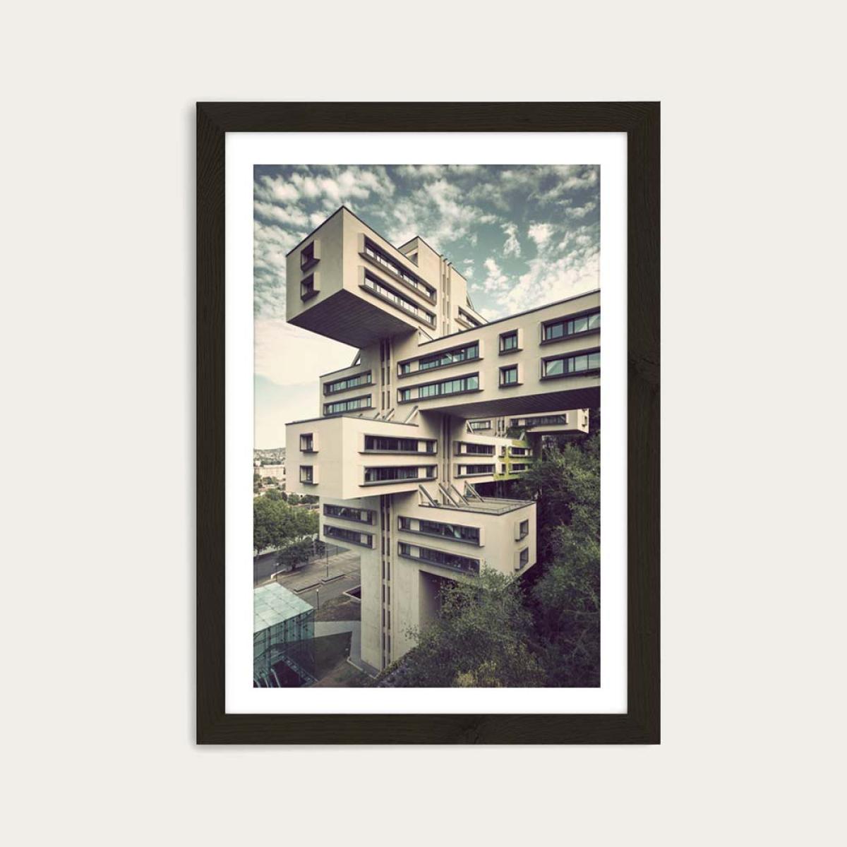 Bank of Georgia Art Print Black Frame – image 1