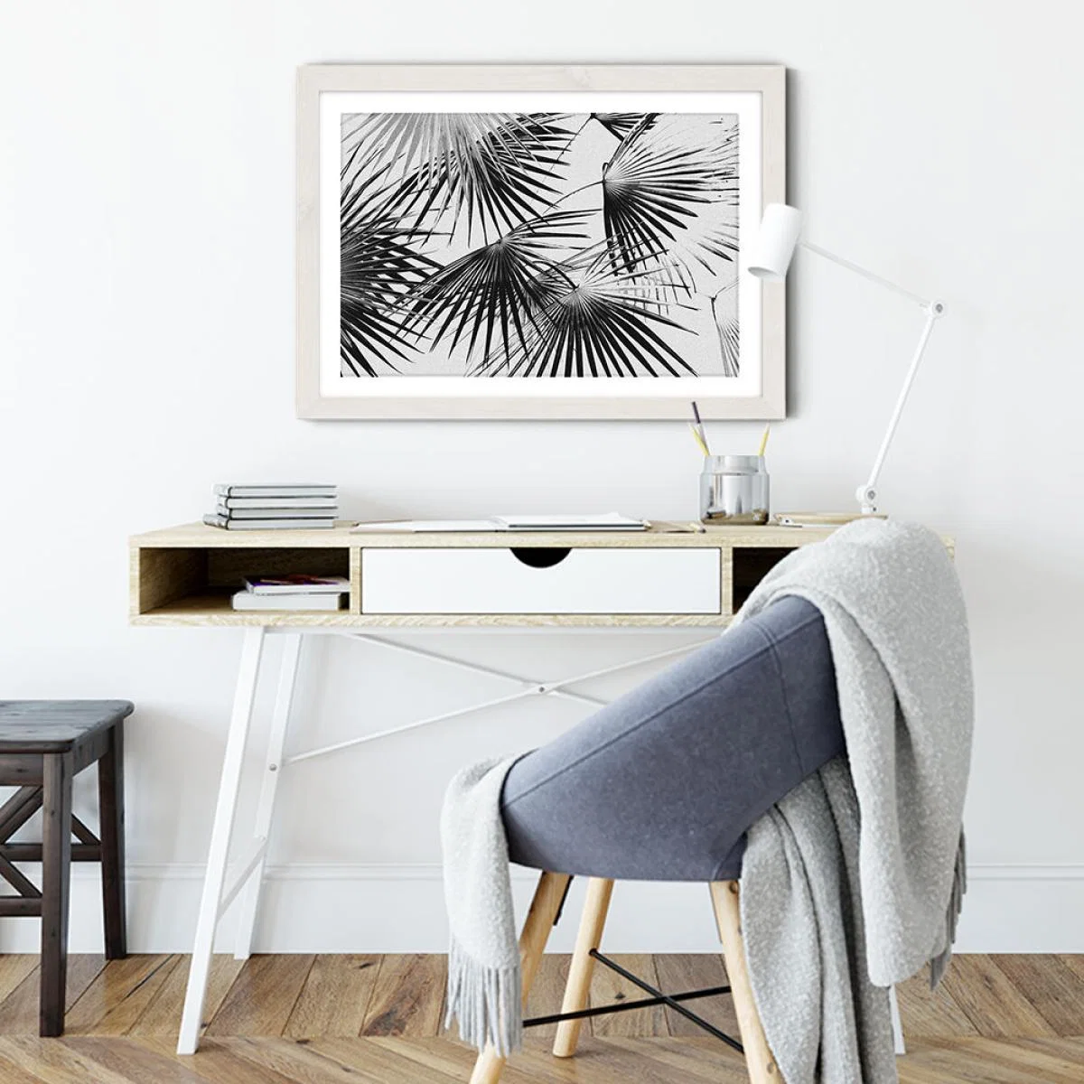Tropical No. 5 Art Print White Frame – image 3