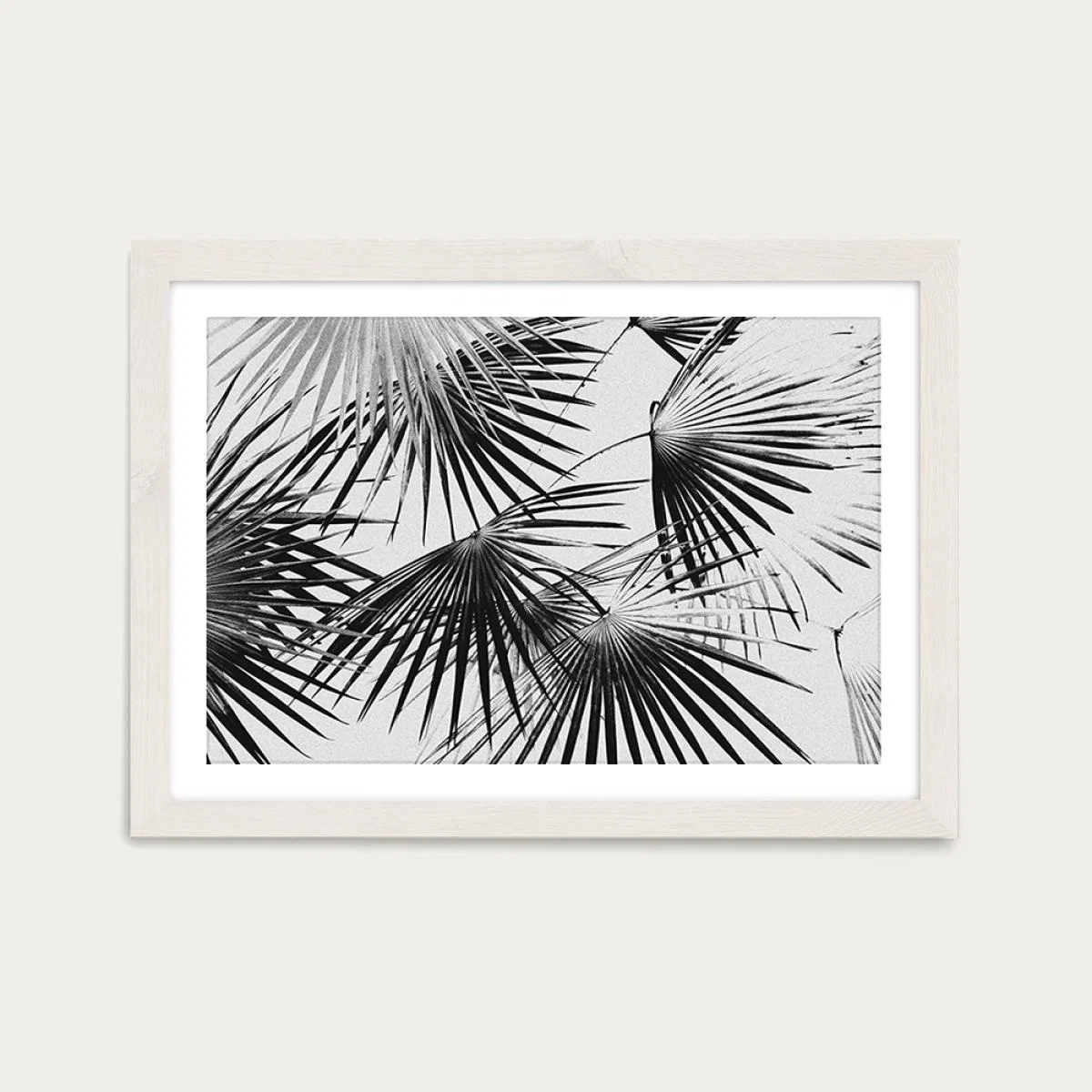 Tropical No. 5 Art Print White Frame – image 1