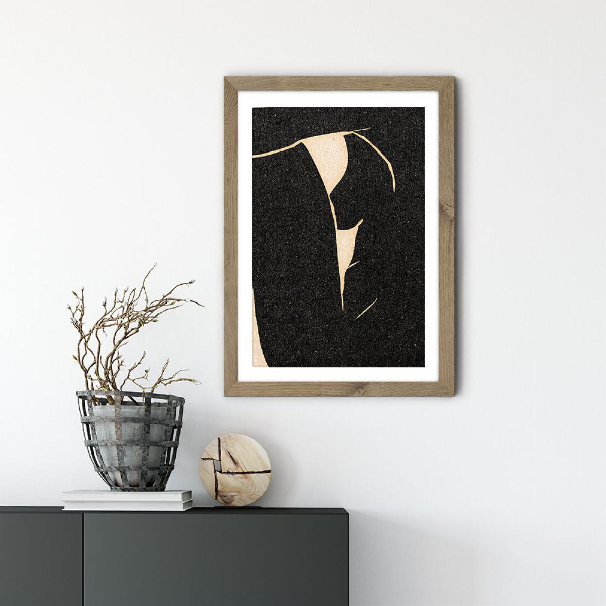 Position III Art Print Oak Frame – image 2
