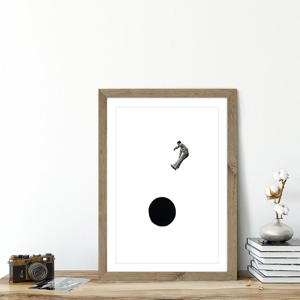 Into the Abyss Art Print Oak Frame – image 6