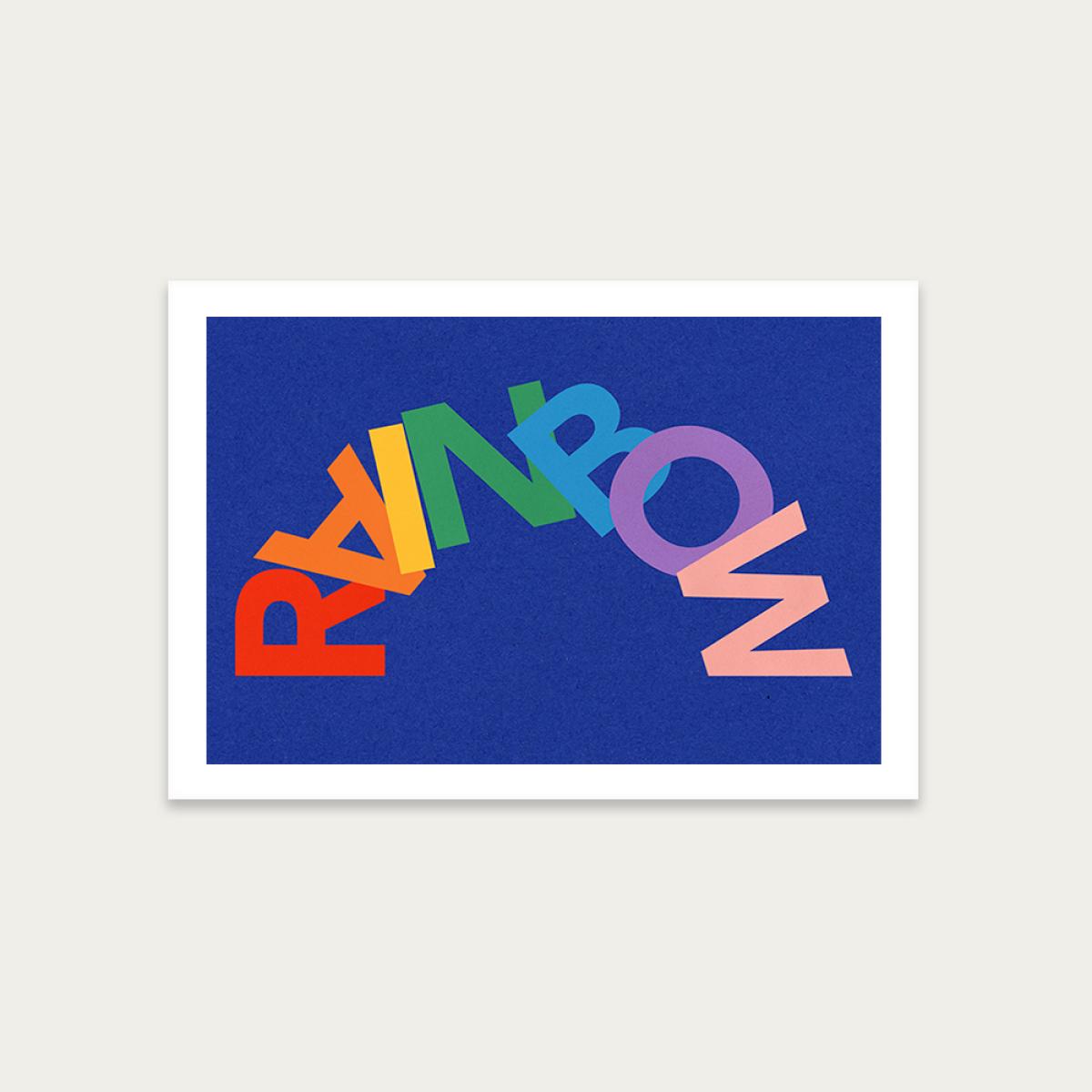 Rainbow Art Print Unframed