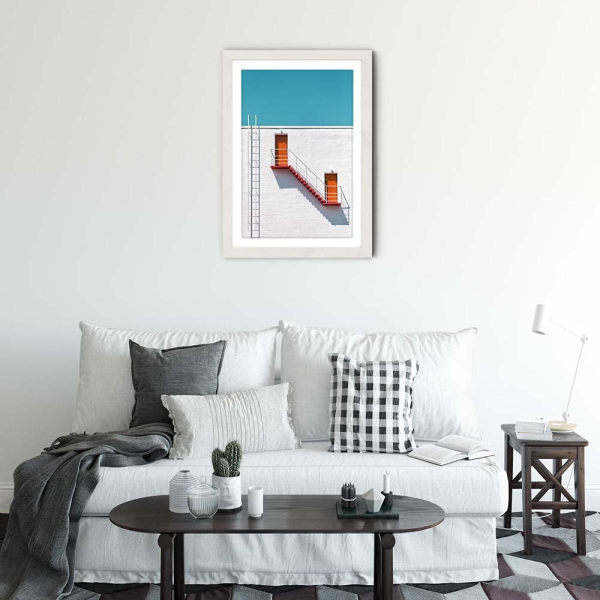 Lasipalatsi Art Print White Frame – image 2