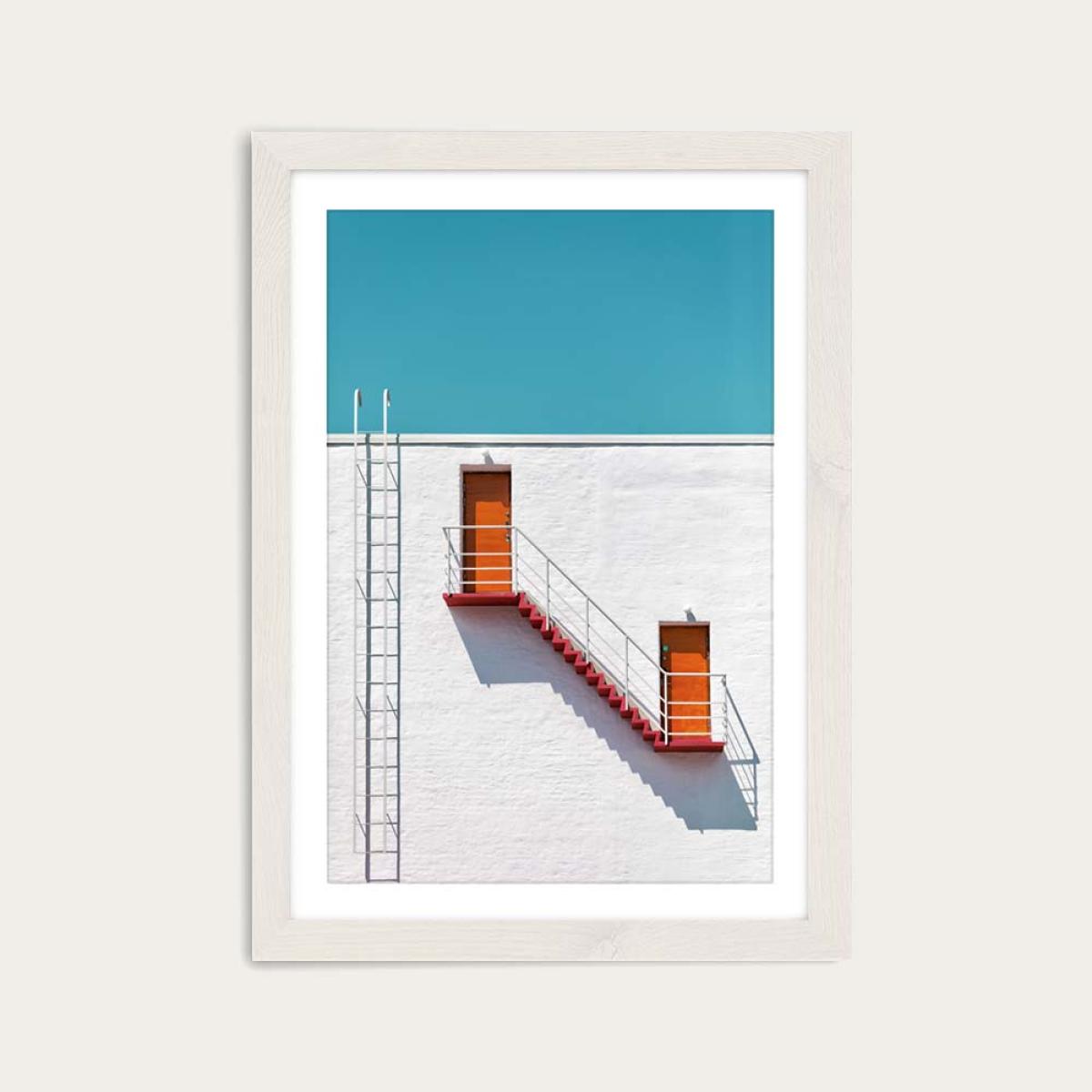 Lasipalatsi Art Print White Frame – image 1