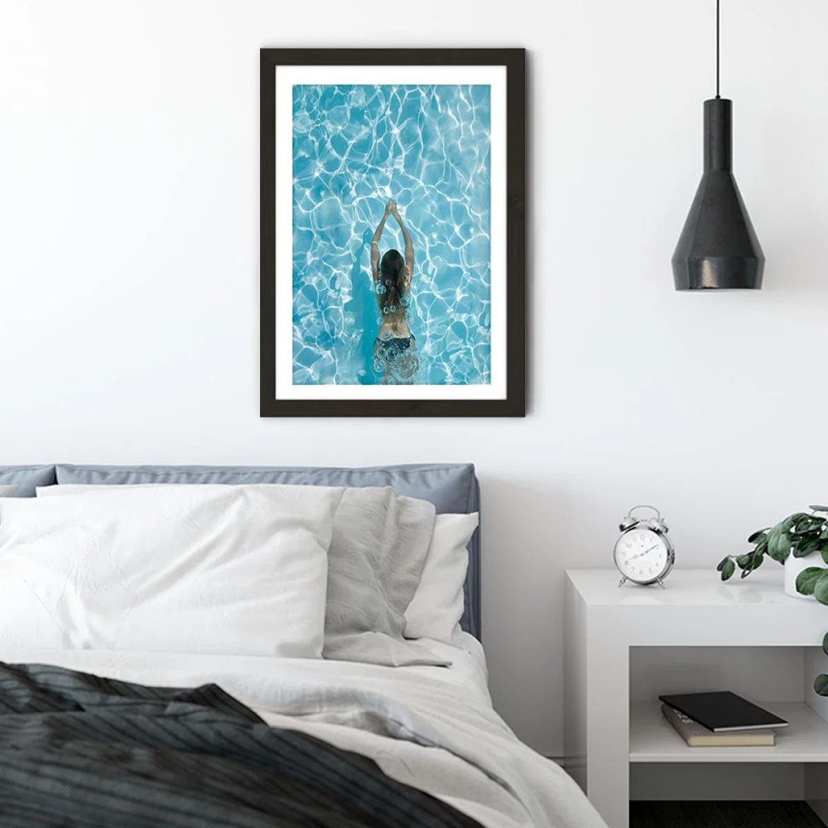 Liquid Love Art Print Black Frame – image 3