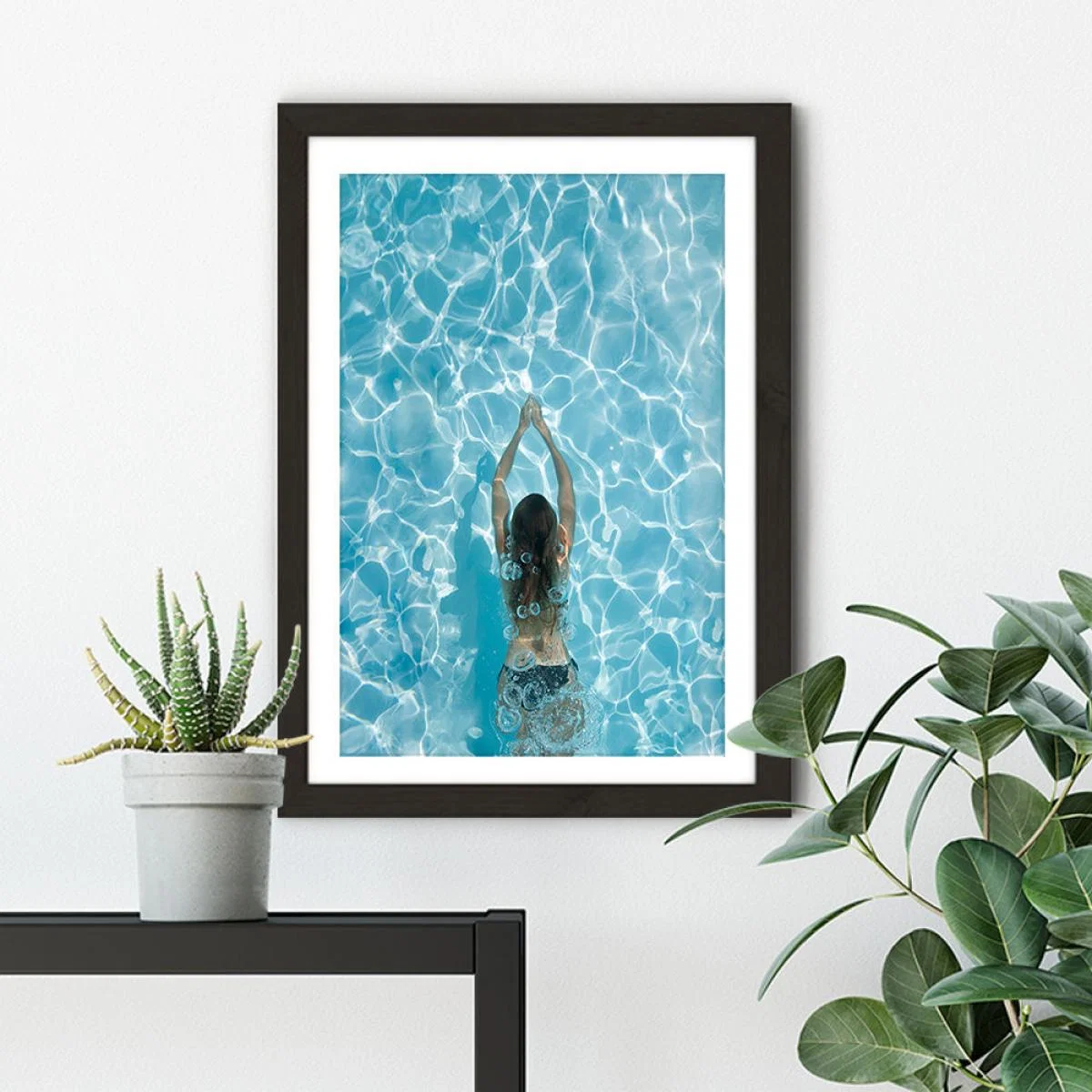 Liquid Love Art Print Black Frame – image 4