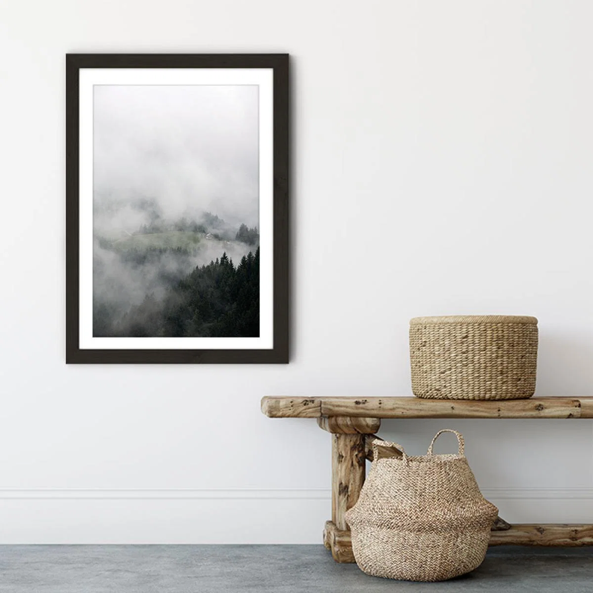 The House in the Mountains Art Print Black Frame – image 6