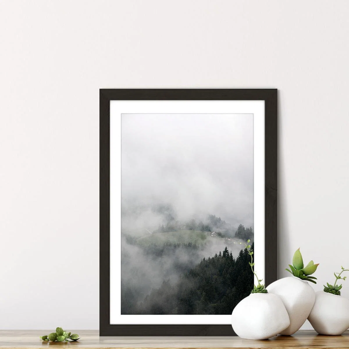 The House in the Mountains Art Print Black Frame – image 7