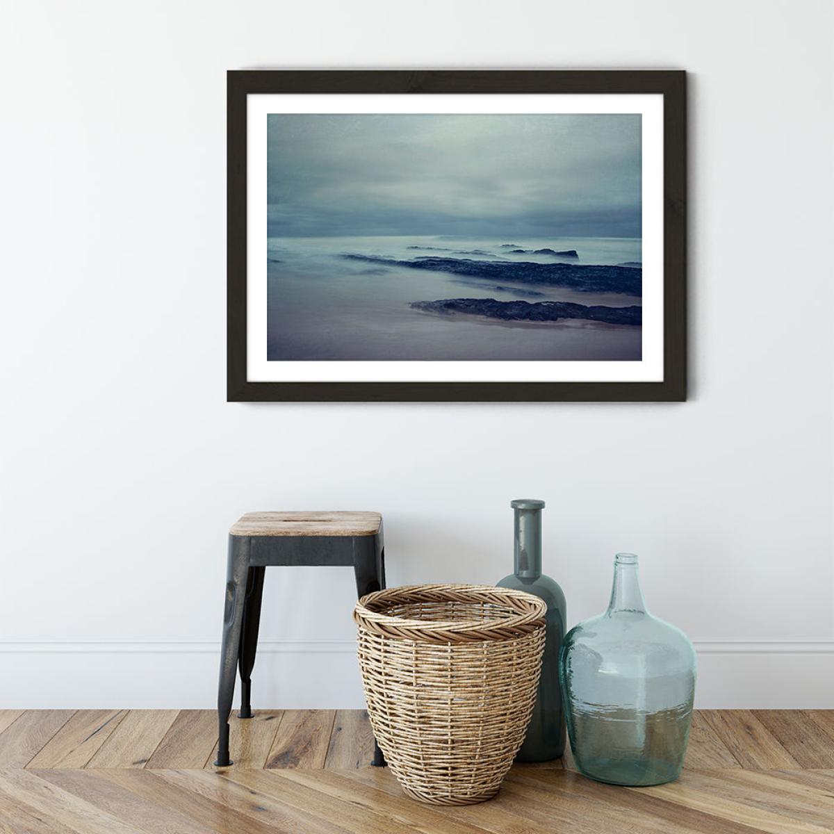 Sea of Longing 1 Art Print Black Frame – image 3
