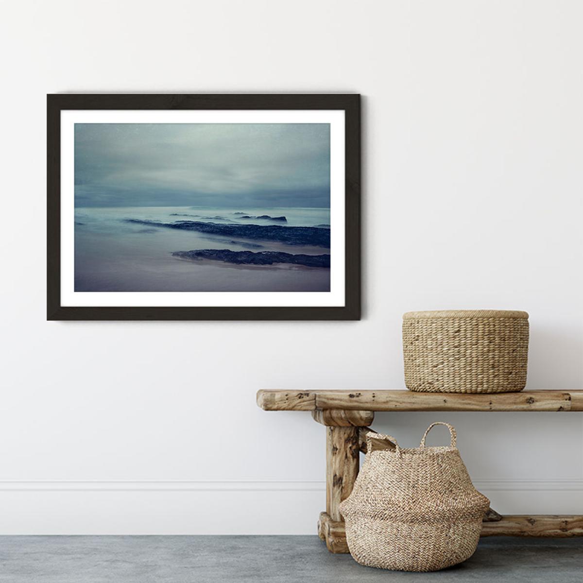 Sea of Longing 1 Art Print Black Frame – image 4