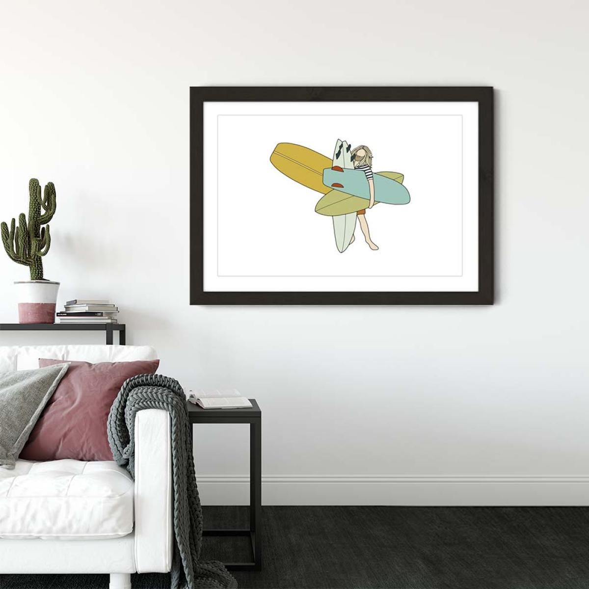 Big Quiver Art Print Black Frame – image 2