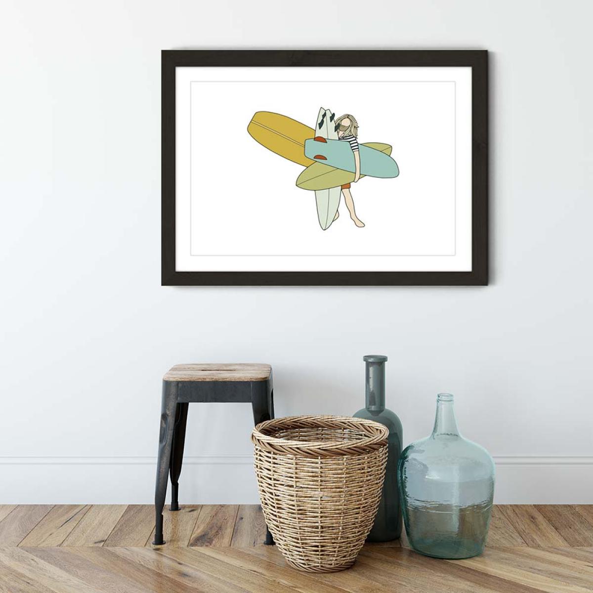 Big Quiver Art Print Black Frame – image 3