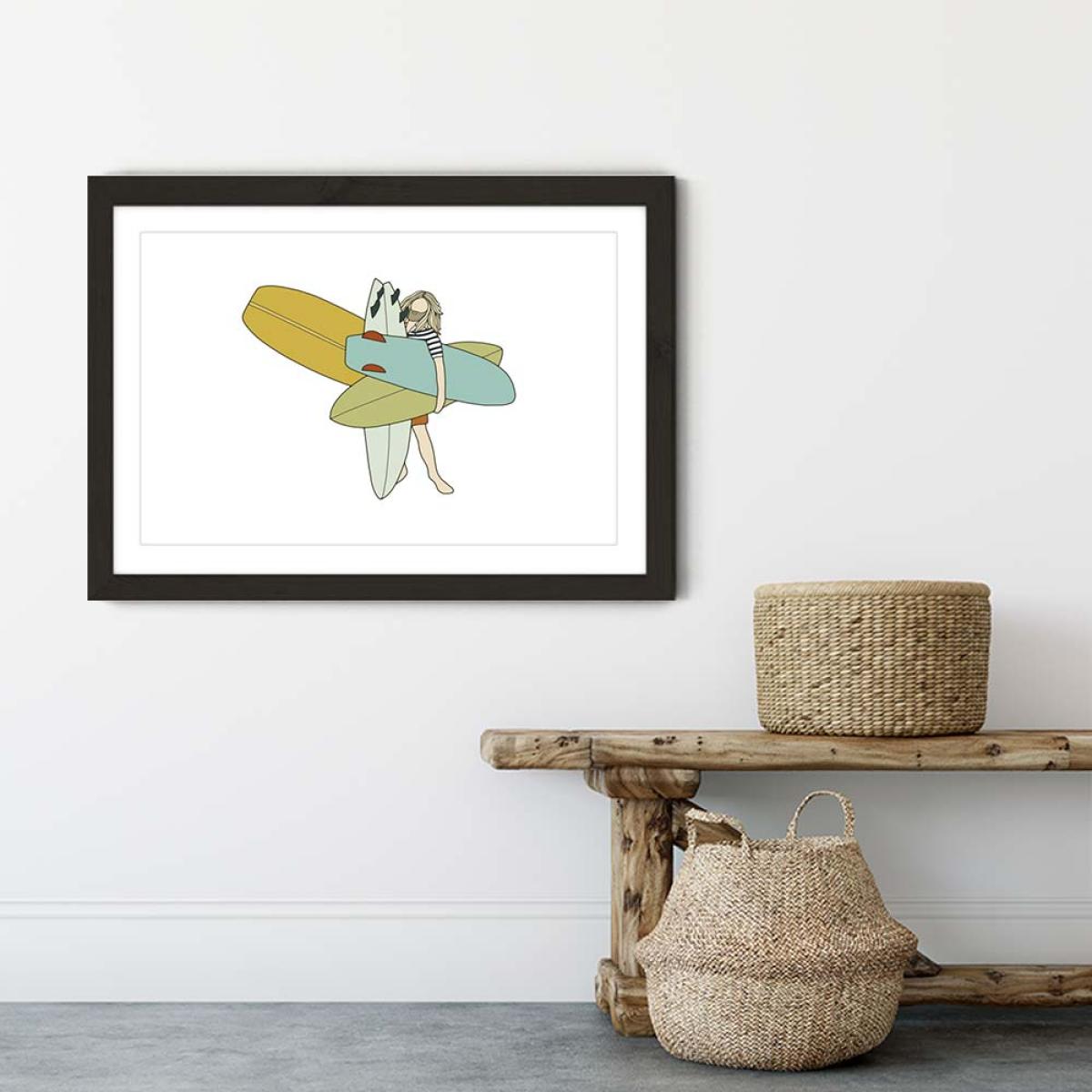 Big Quiver Art Print Black Frame – image 4