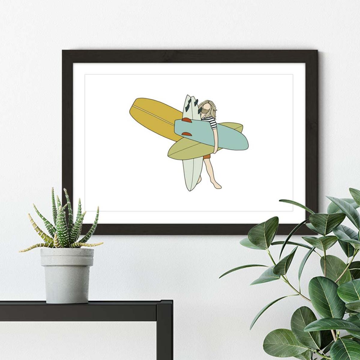 Big Quiver Art Print Black Frame – image 5