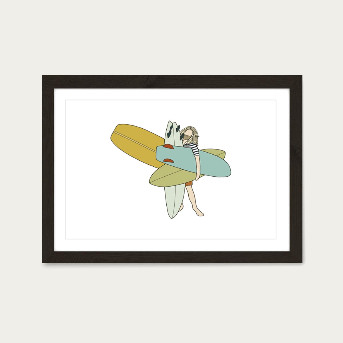 Big Quiver Art Print Black Frame – image 1