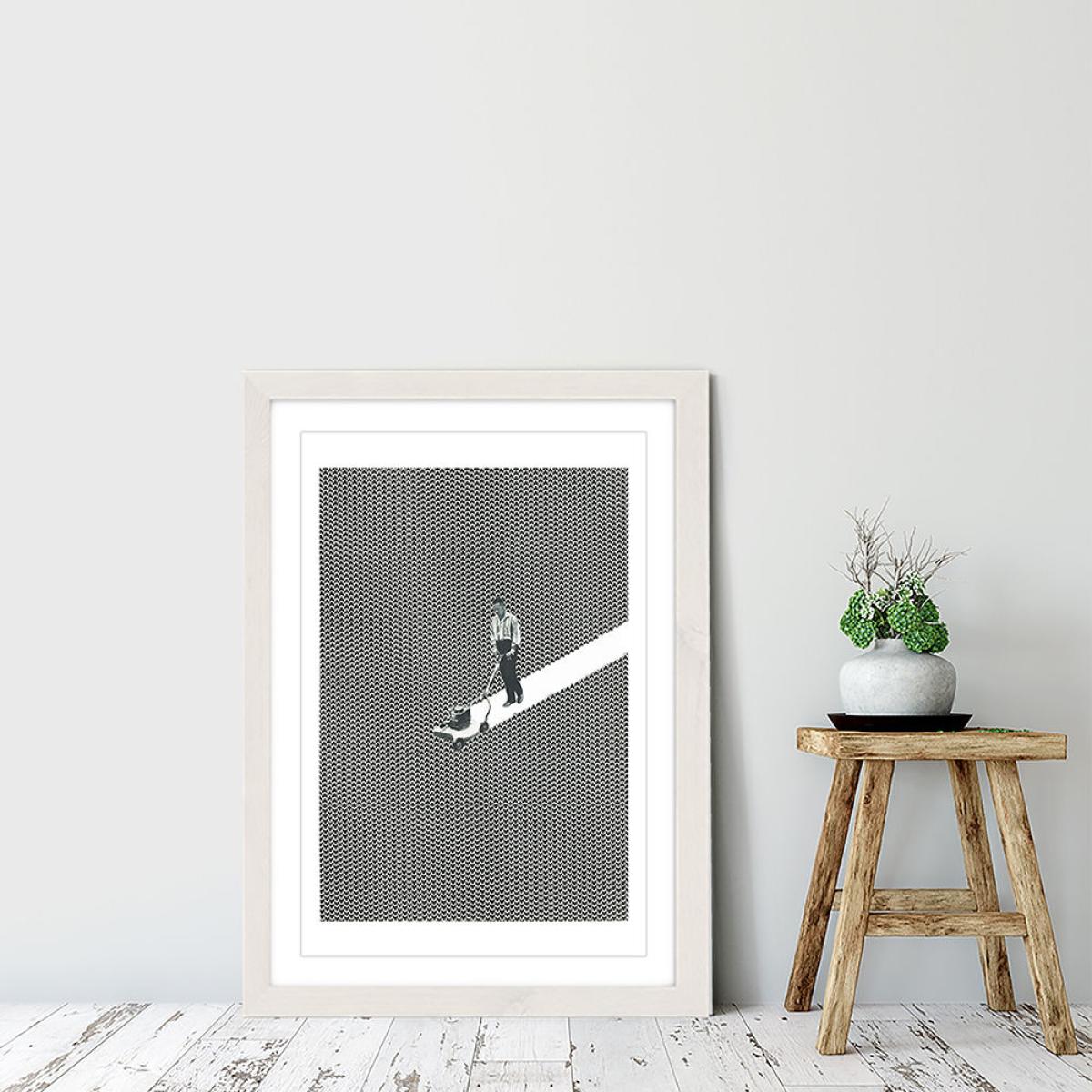 Linescaper 9 Art Print White Frame – image 6