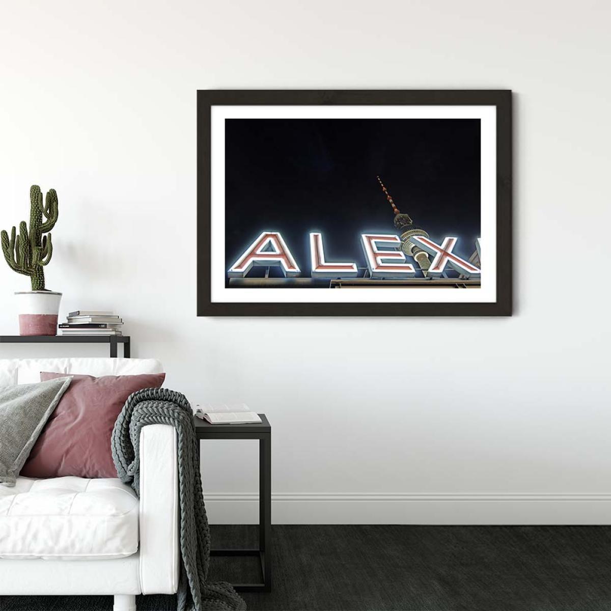 Alex 01 Art Print Black Frame – image 2
