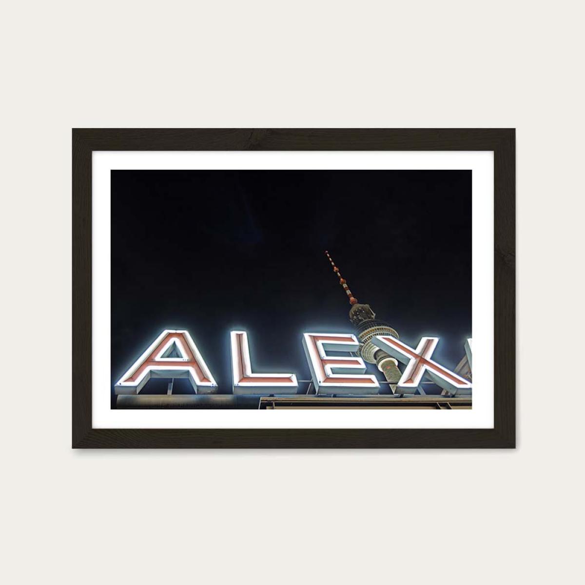 Alex 01 Art Print Black Frame – image 1
