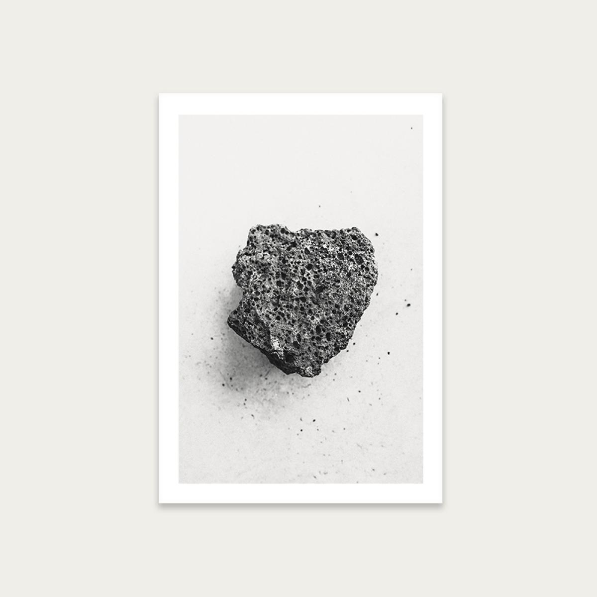 Volcanic Grey Art Print Unframed