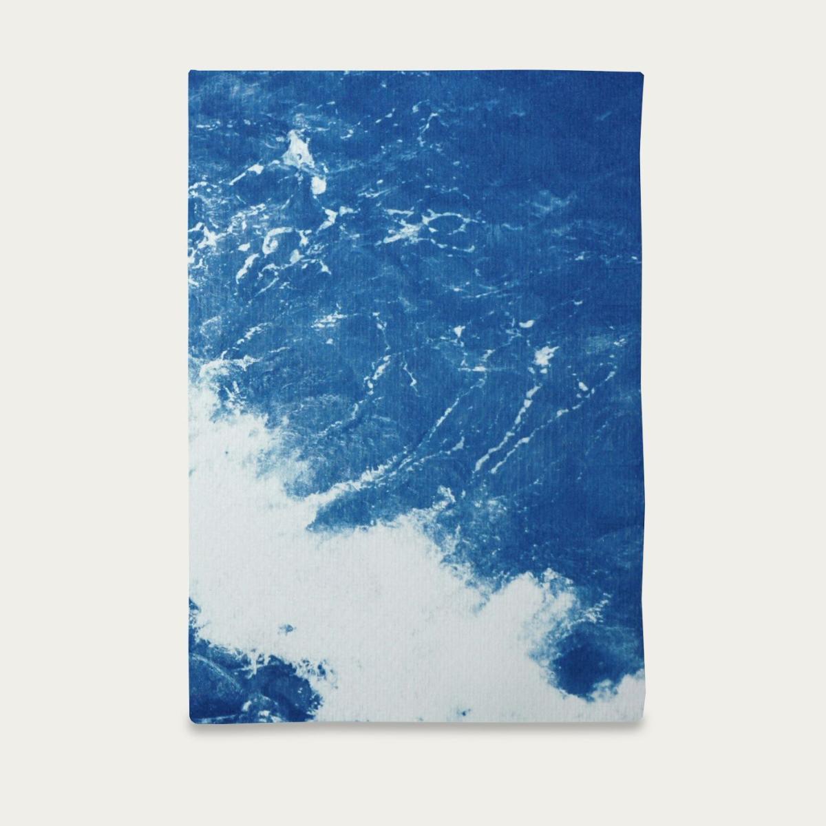 British Pebble Beach Handmade Cyanotype Art Print – image 3