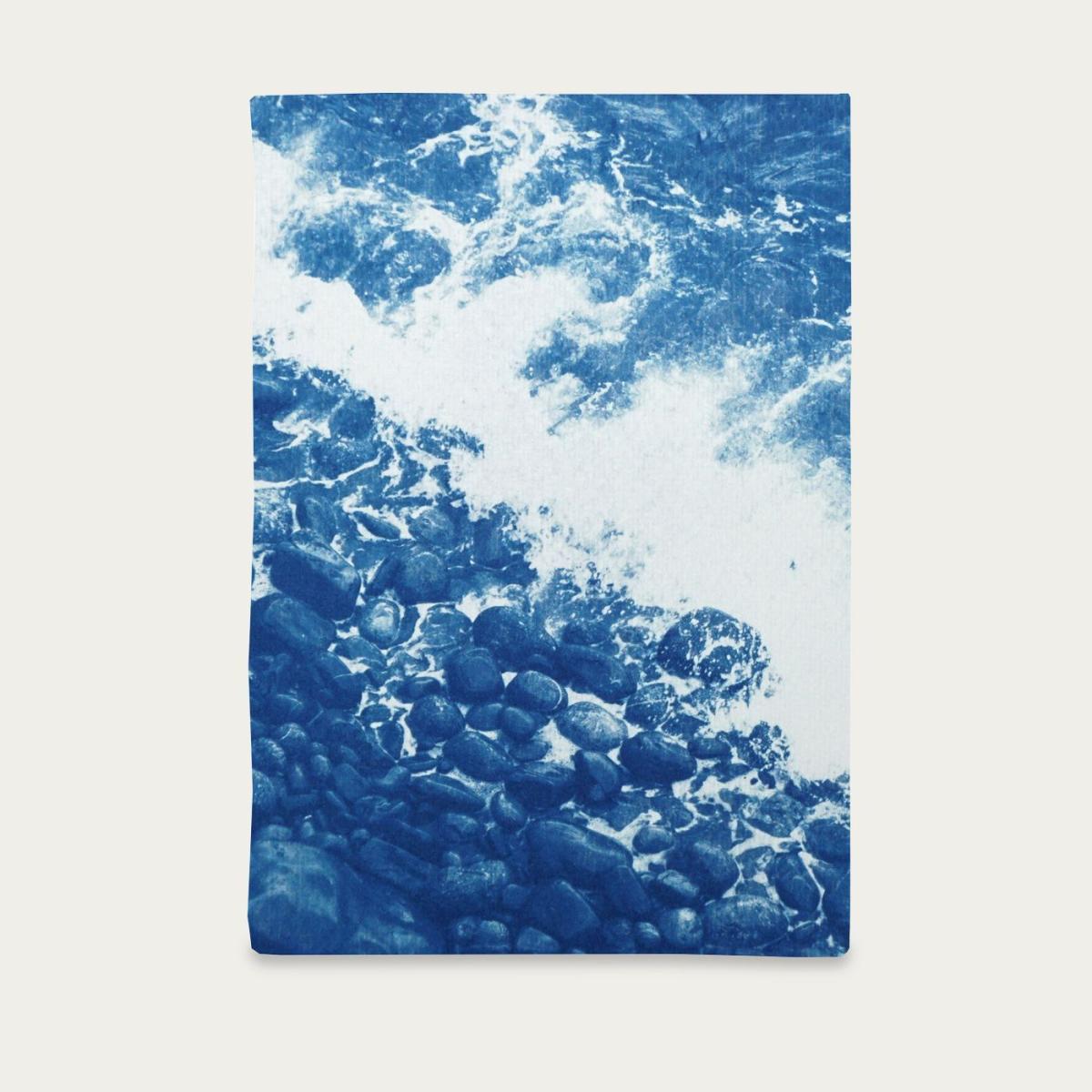 British Pebble Beach Handmade Cyanotype Art Print – image 5