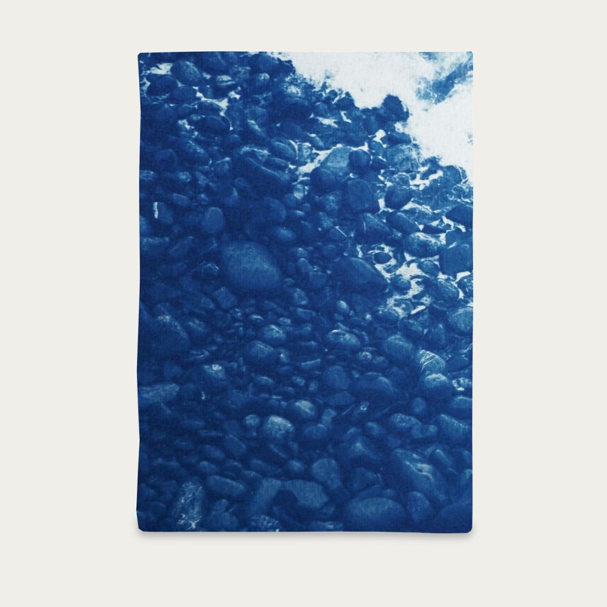 British Pebble Beach Handmade Cyanotype Art Print – image 7