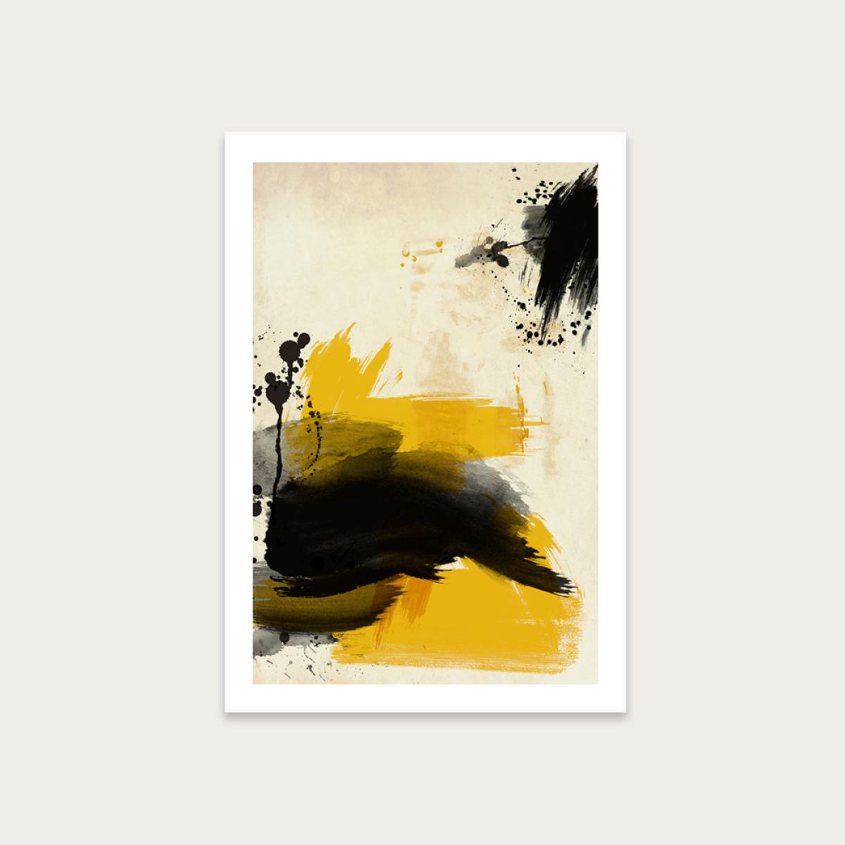 Schrieber Yellow No.3 Art Print Unframed
