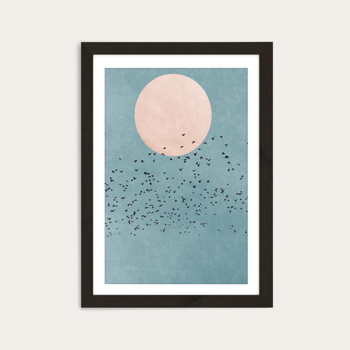 Fly Away Art Print Black Frame – image 1