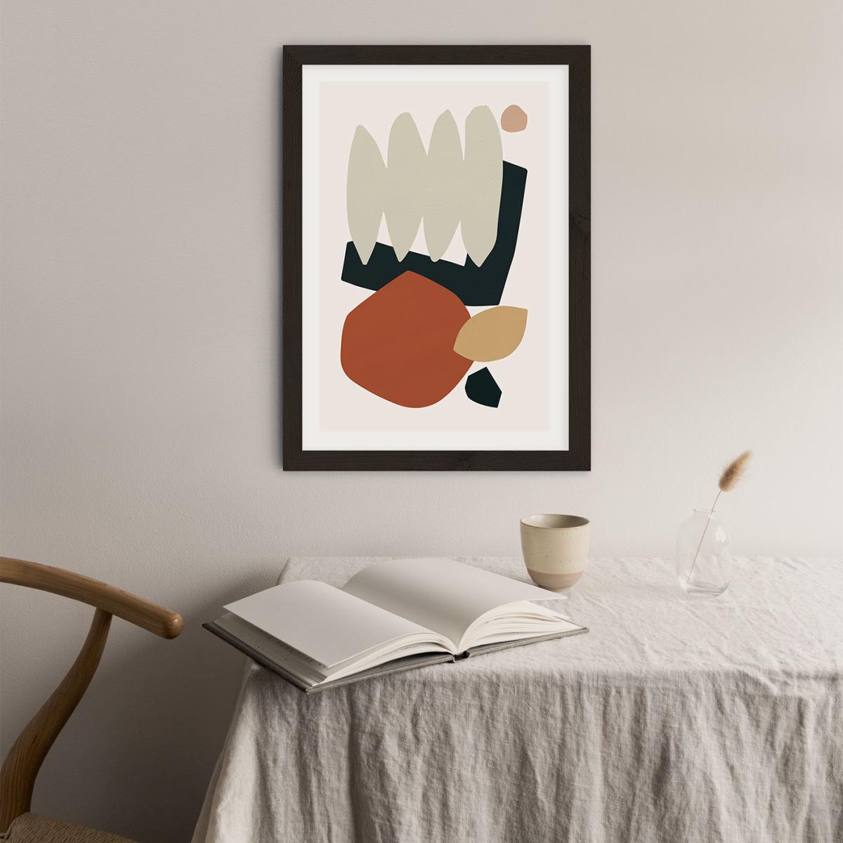 Collage Earth II Art Print Black Frame – image 5