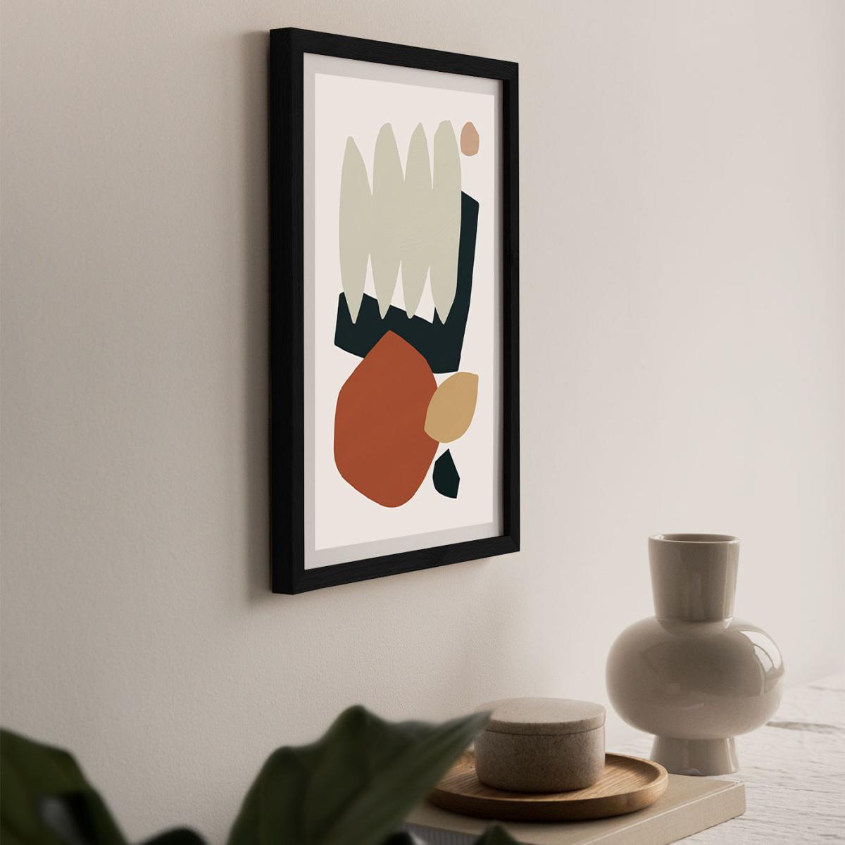 Collage Earth II Art Print Black Frame – image 7