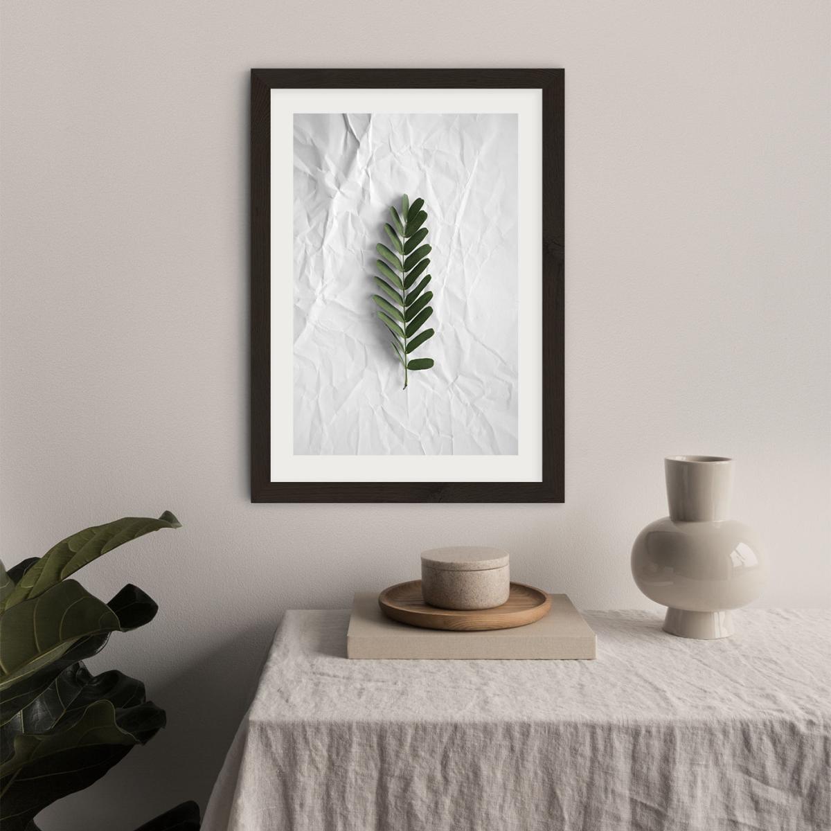 Minimal Forest Love Art Print Black Frame – image 6