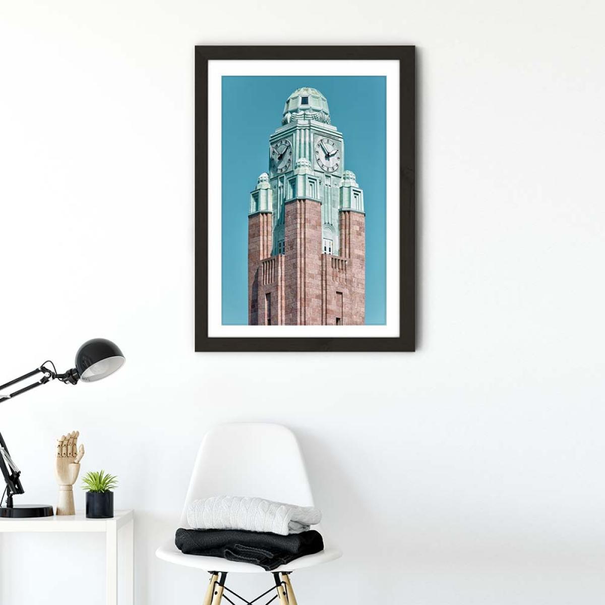 Central Station 01 Art Print Black Frame – image 2