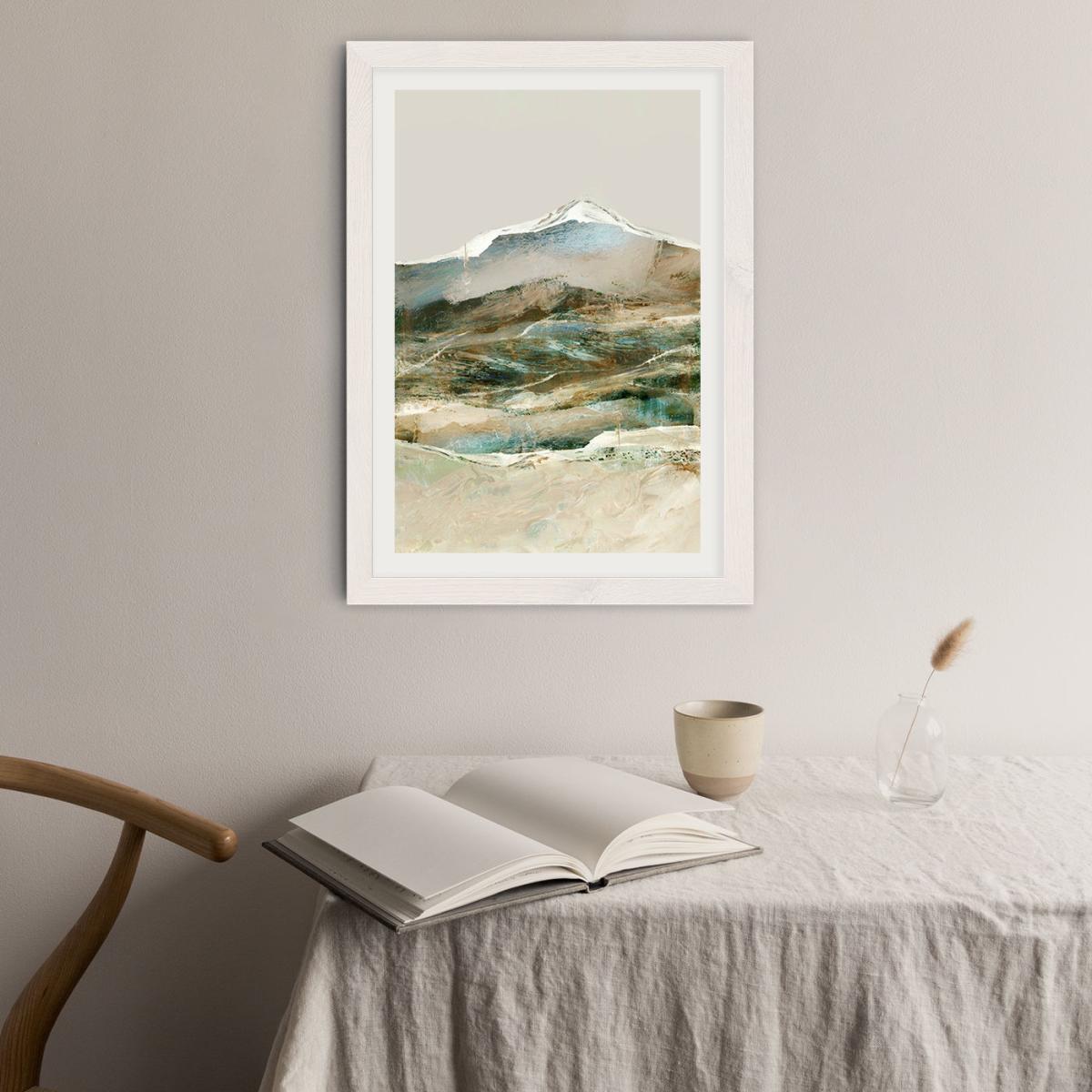 Cordillera Art Print White Frame – image 2