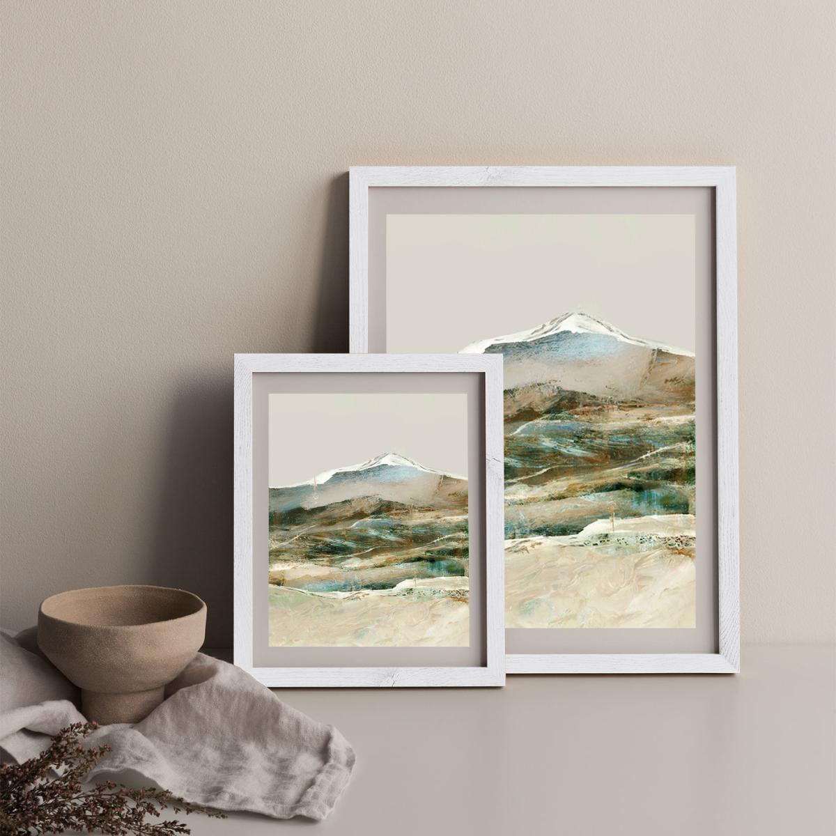 Cordillera Art Print White Frame – image 10