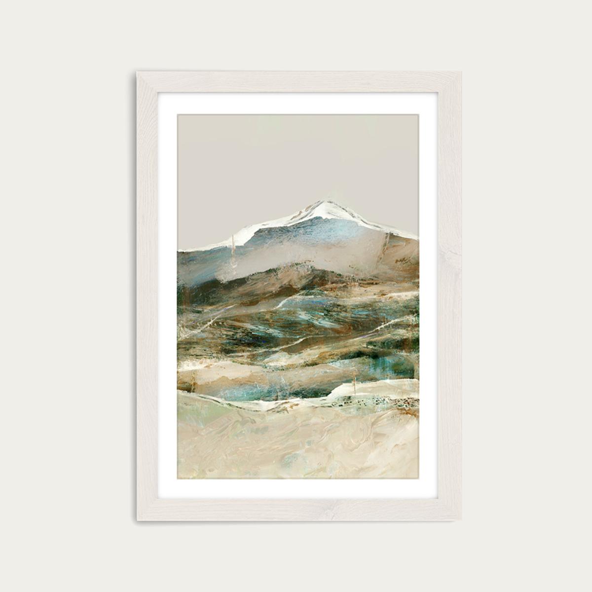 Cordillera Art Print White Frame – image 1