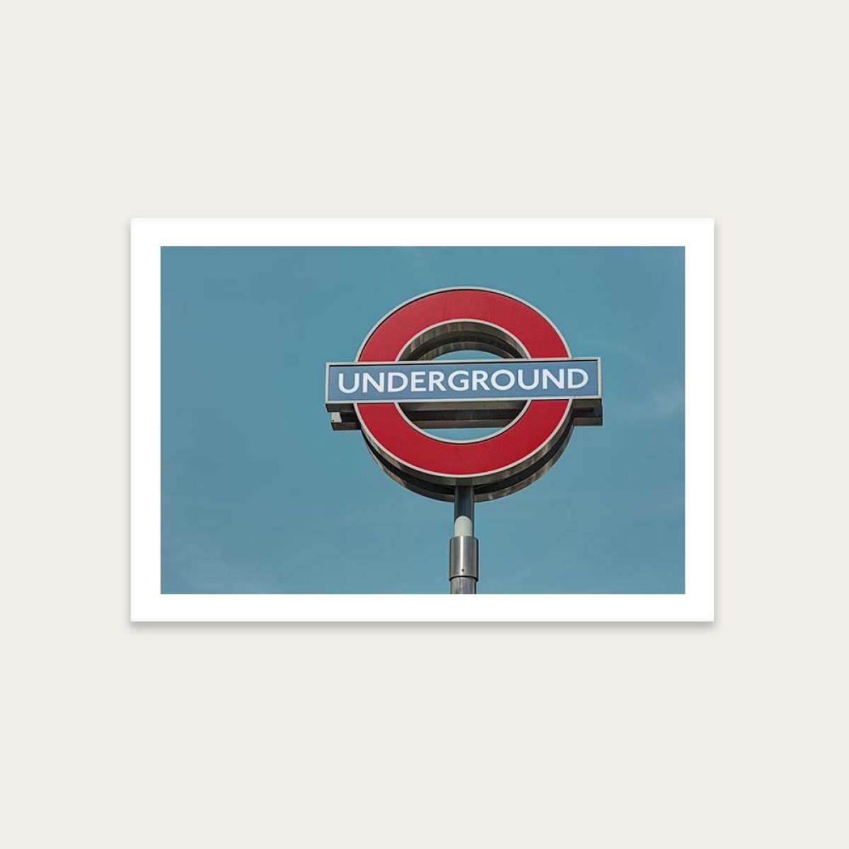 Underground Art Print Unframed