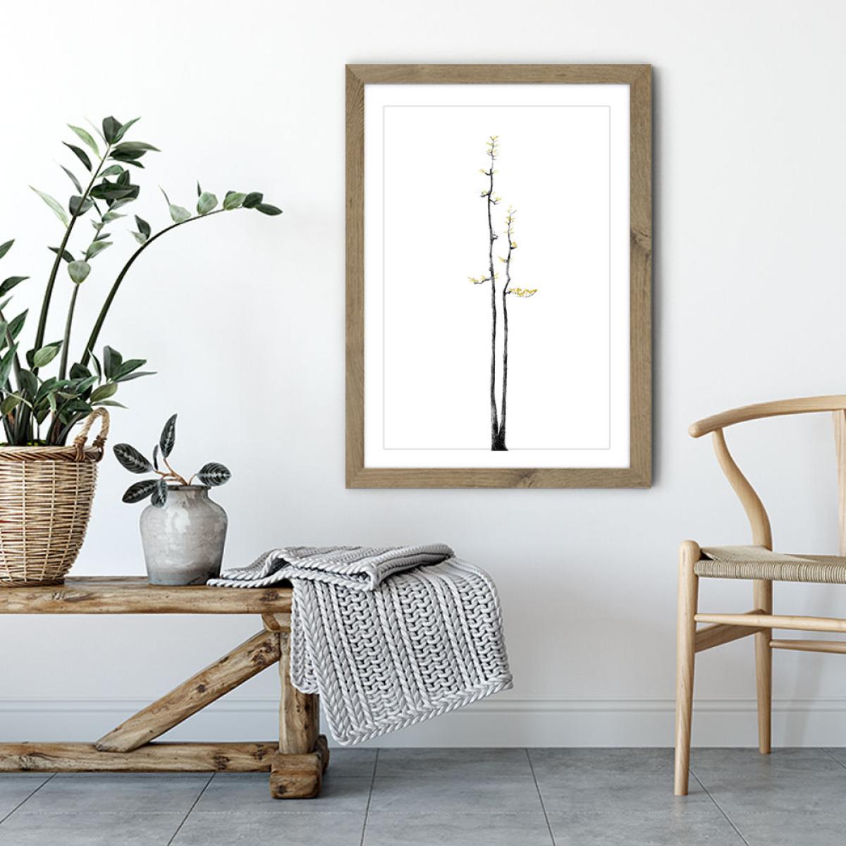 Bonsai Tree 2 Art Print Oak Frame – image 4