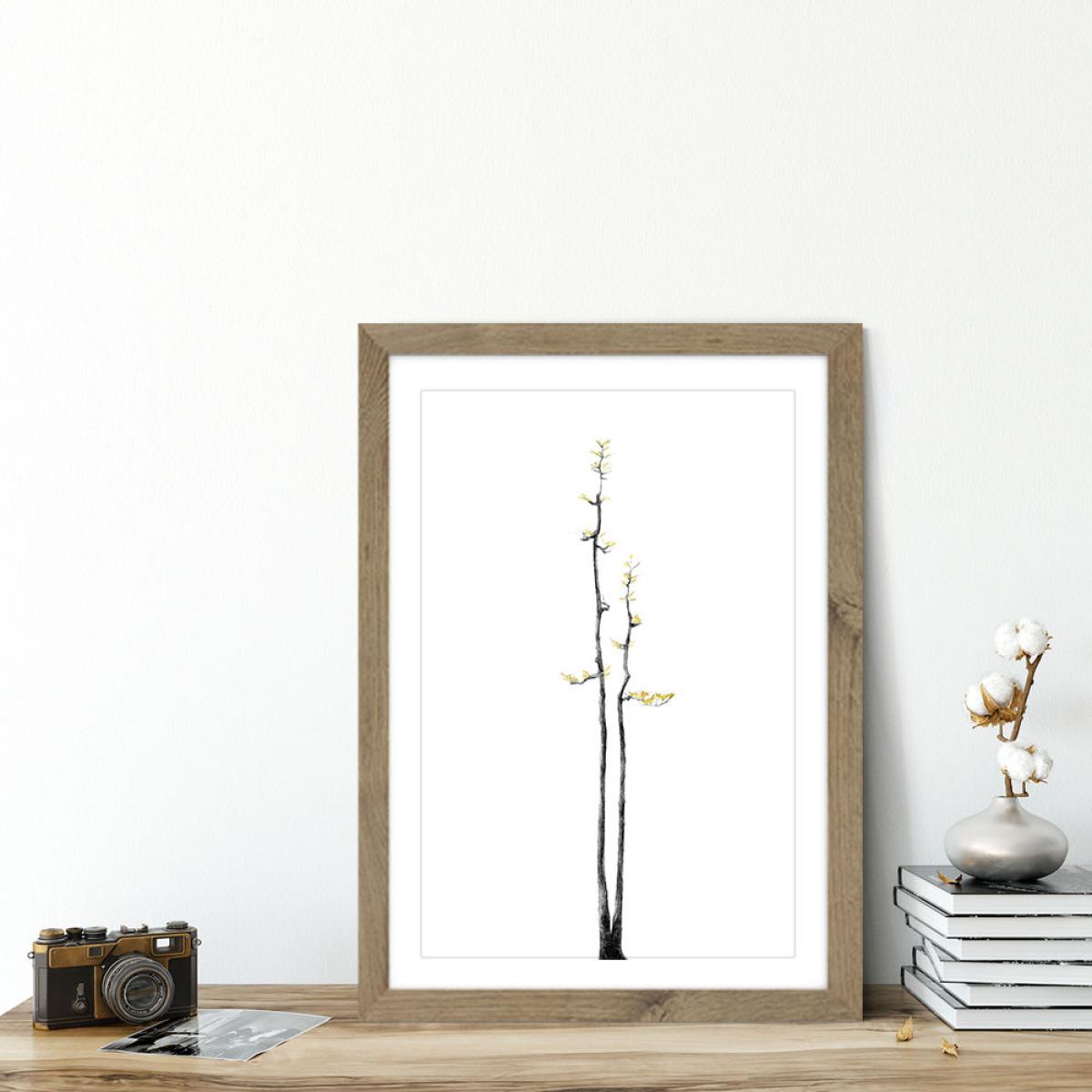 Bonsai Tree 2 Art Print Oak Frame – image 5