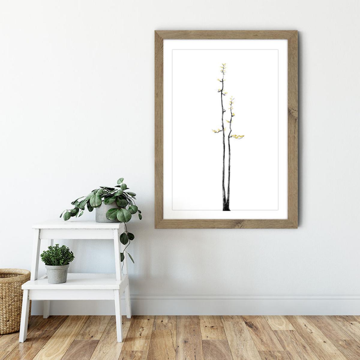 Bonsai Tree 2 Art Print Oak Frame – image 6