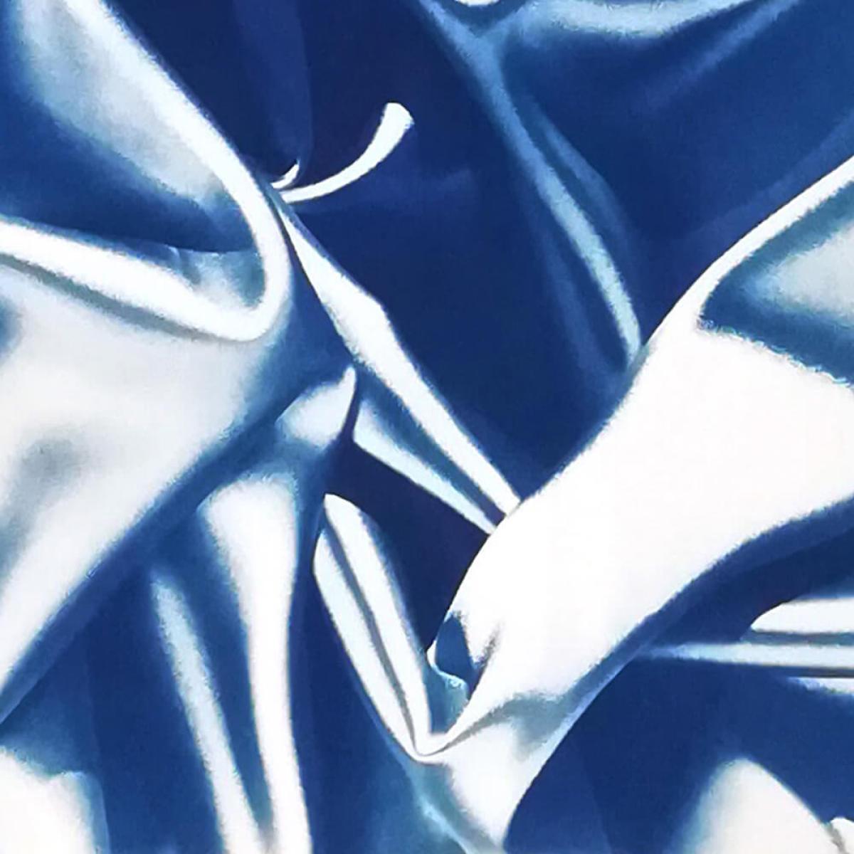 Classic Blue Silk Movement No.4 Limited Edition Handmade Cyanotype Art Print – image 5