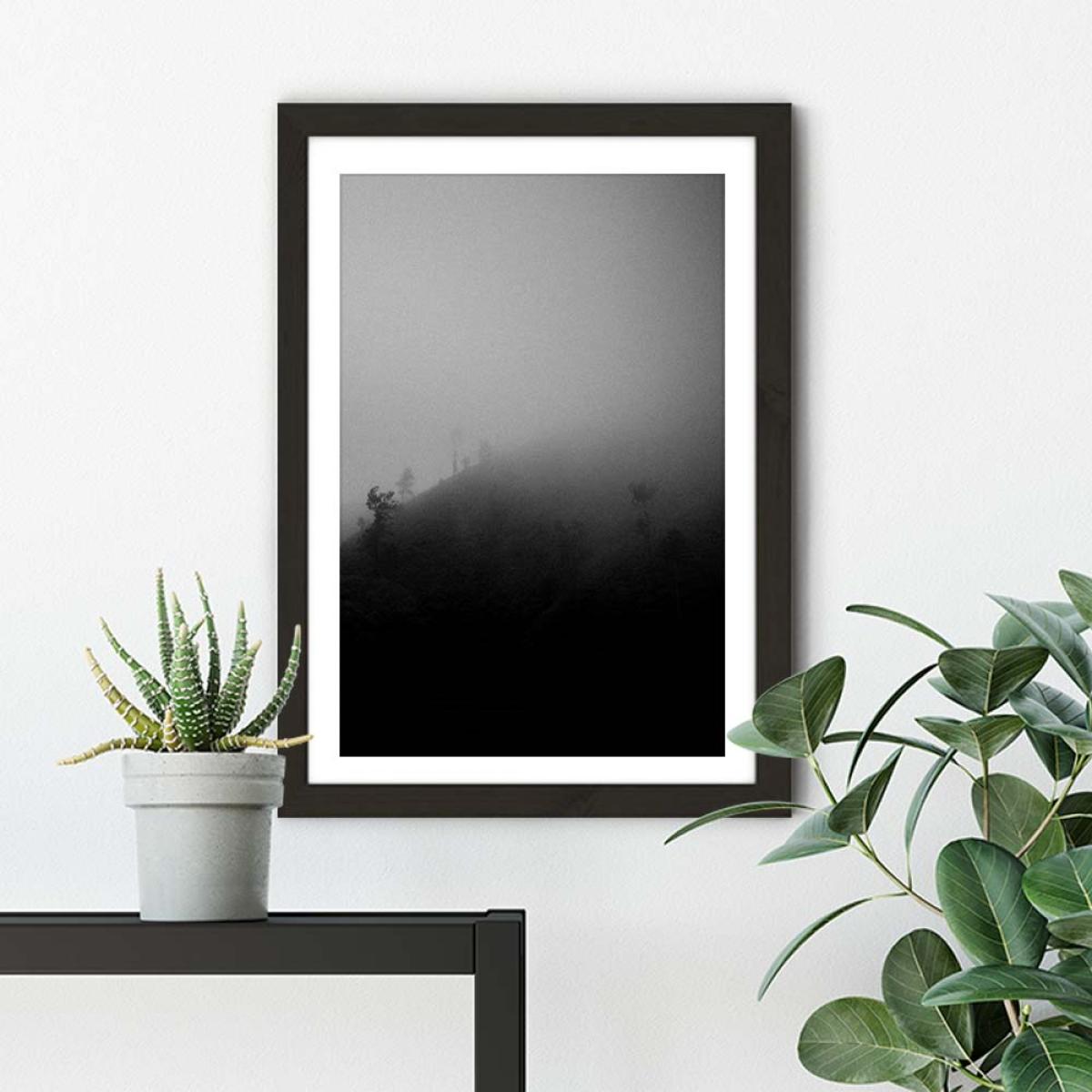 Myst Trees Art Print Black Frame – image 5