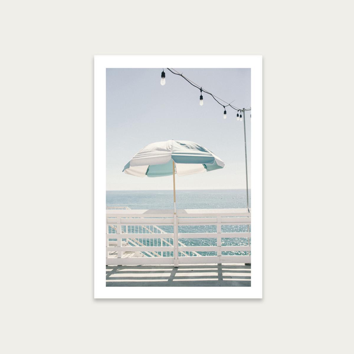 Blue Malibu Single Art Print Unframed