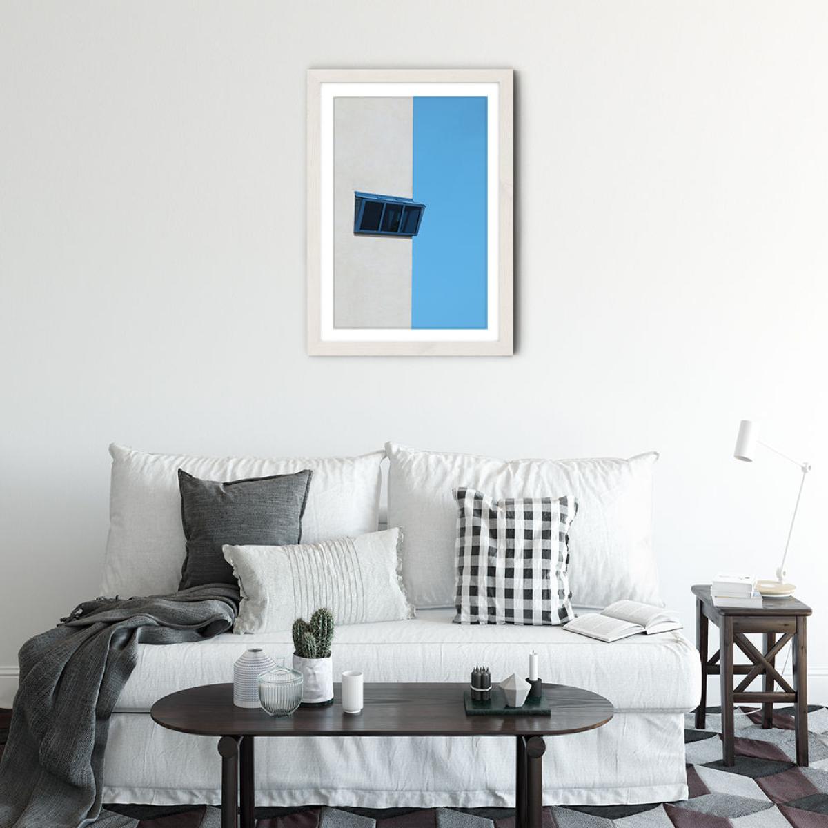 Radar Window Art Print White Frame – image 2