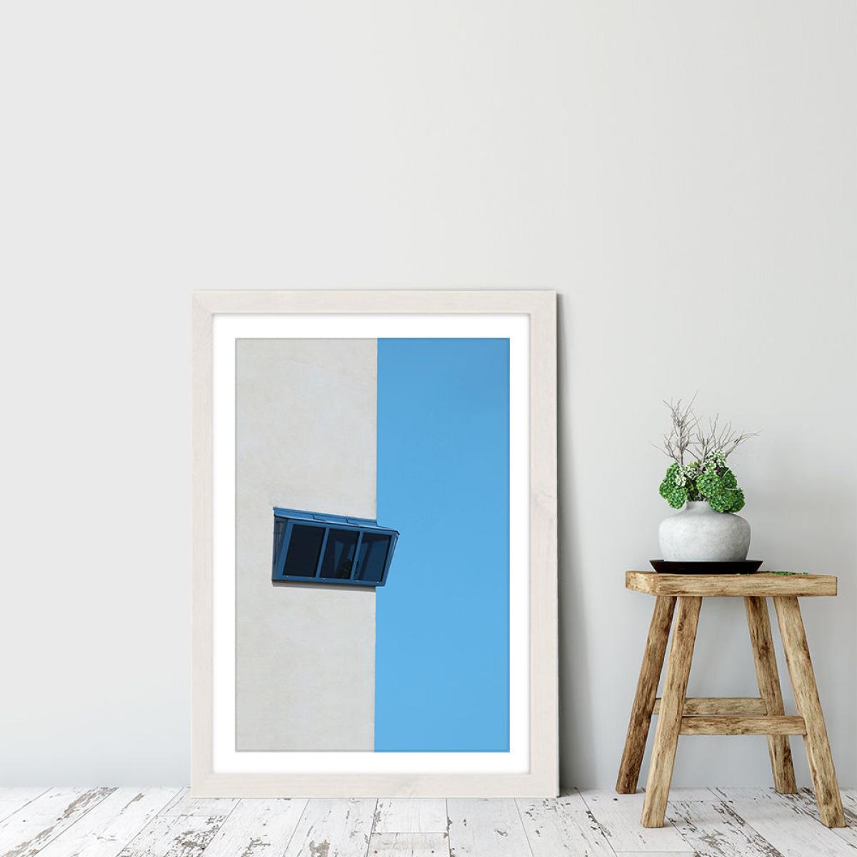 Radar Window Art Print White Frame – image 4
