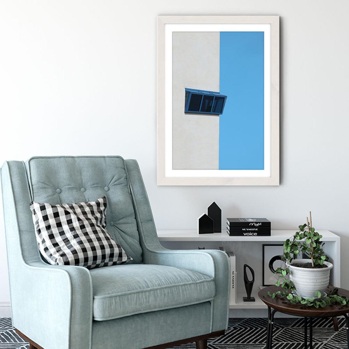 Radar Window Art Print White Frame – image 6