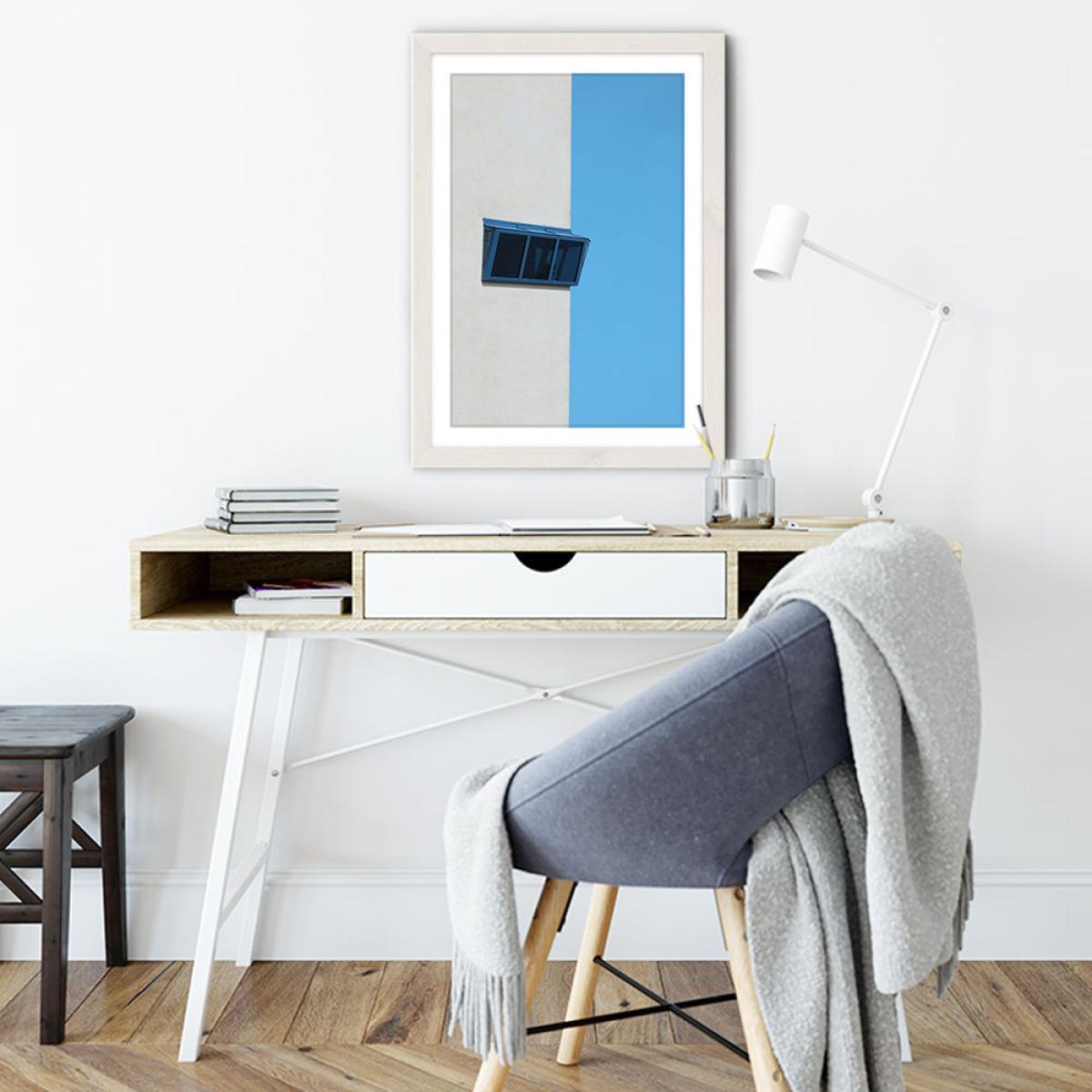 Radar Window Art Print White Frame – image 7