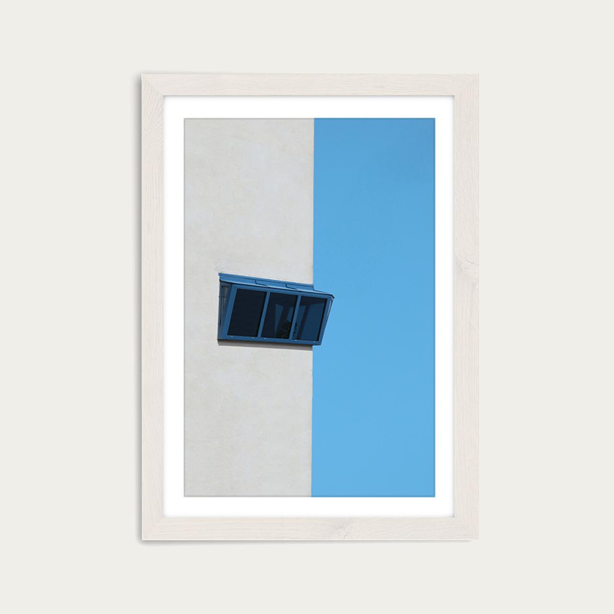 Radar Window Art Print White Frame – image 1